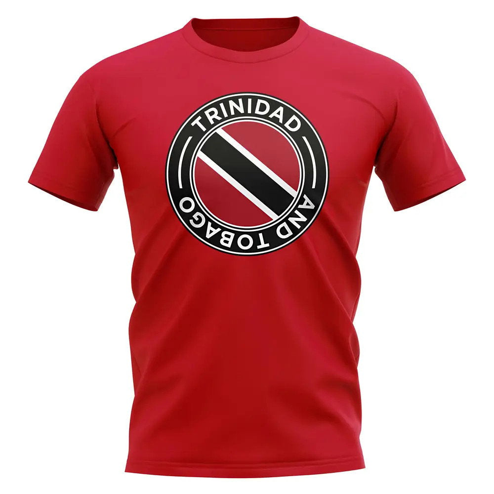 Trinidad and Tobago Football Badge T-Shirt (Red)_1