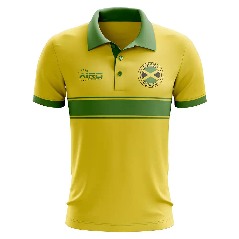 Jamaica Concept Stripe Polo Shirt (Yellow) - Kids_0