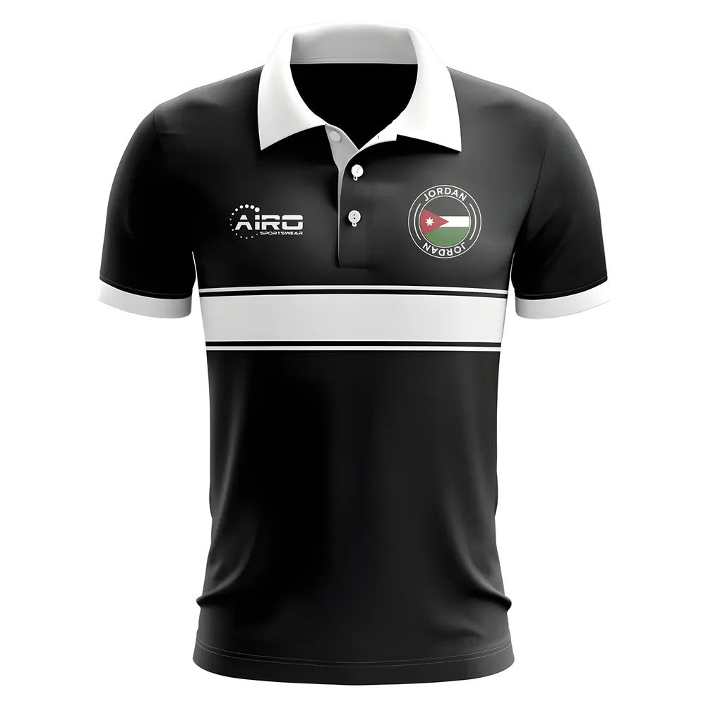Jordan Concept Stripe Polo Shirt (Black) - Kids_0