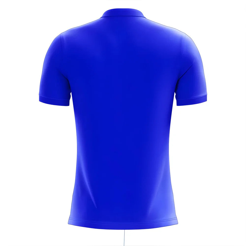 Kosovo Concept Stripe Polo Shirt (Blue) - Kids_0