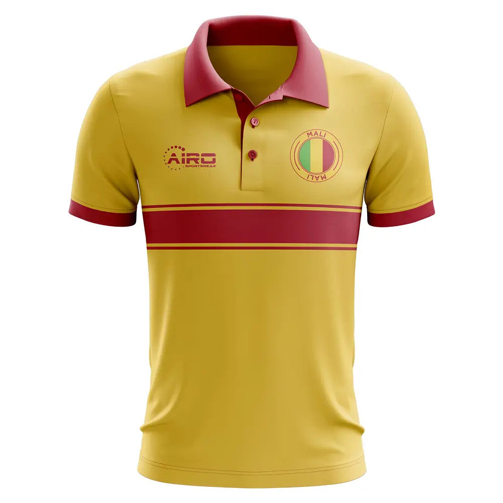 Mali Concept Stripe Polo Shirt (Yellow) - Kids_1