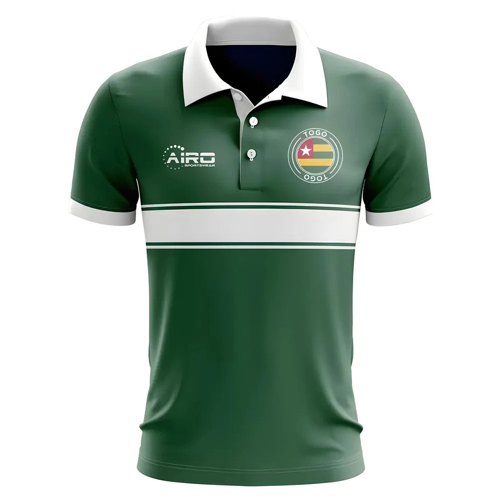 Togo Concept Stripe Polo Shirt (Green) - Kids_1