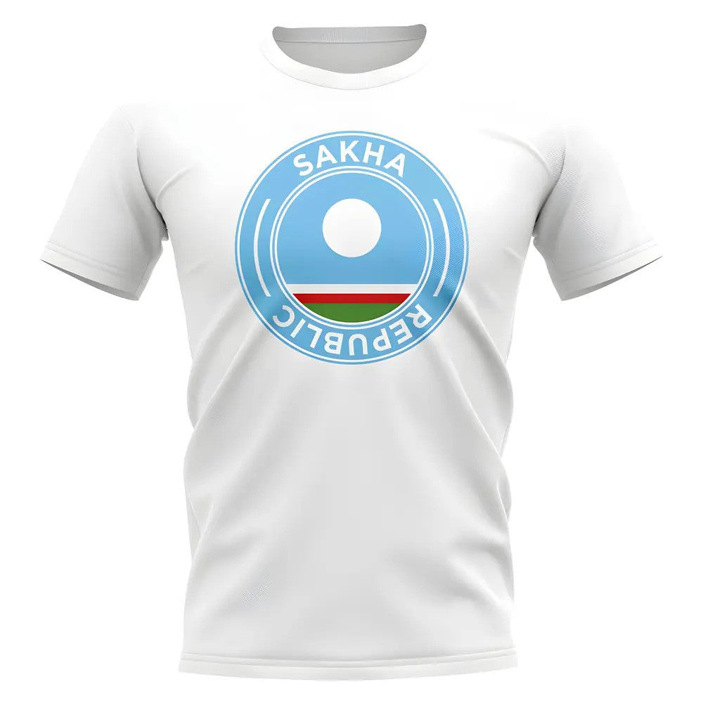 Sakha Republic Football Badge T-Shirt (White)_0