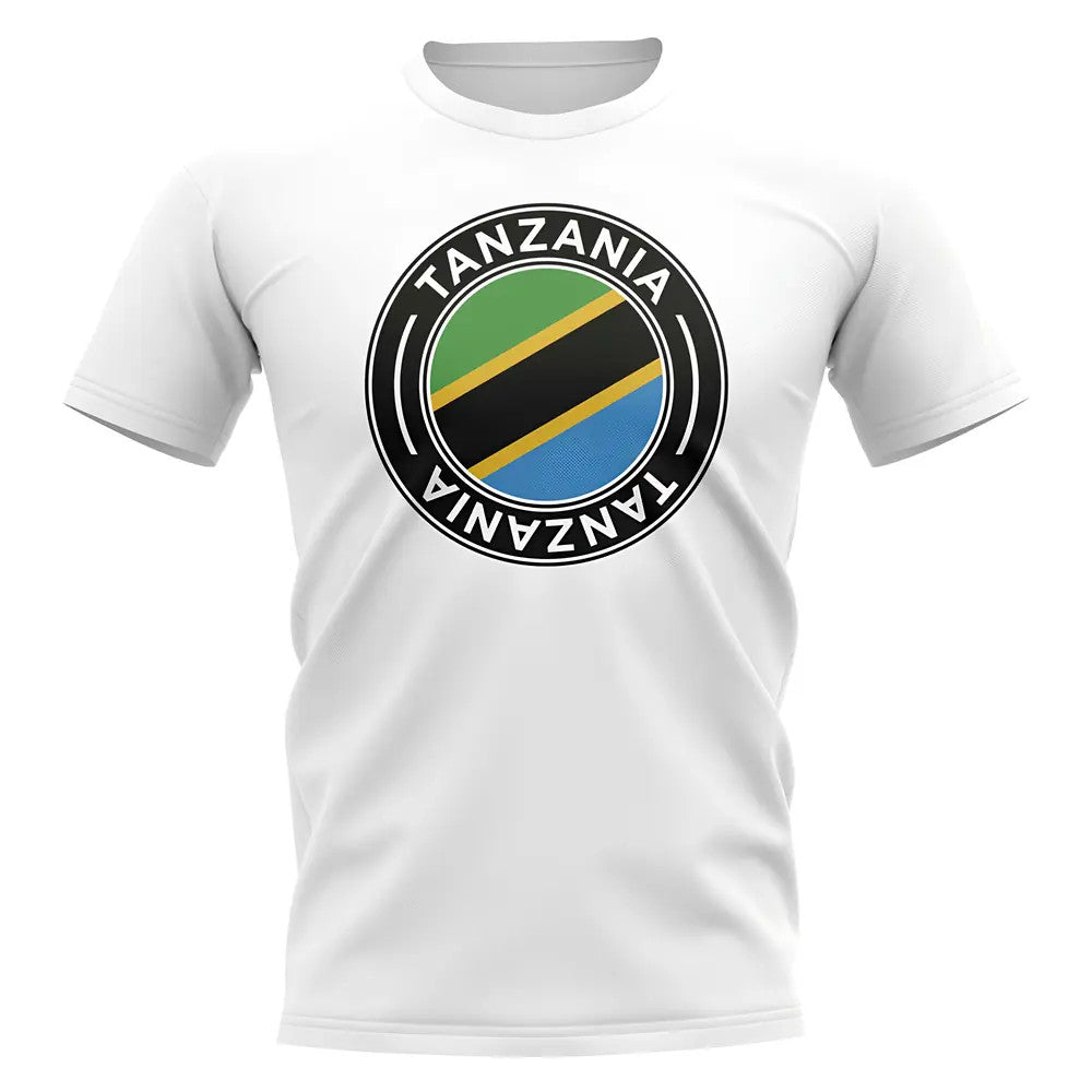 Tanzania Football Badge T-Shirt (White)_1