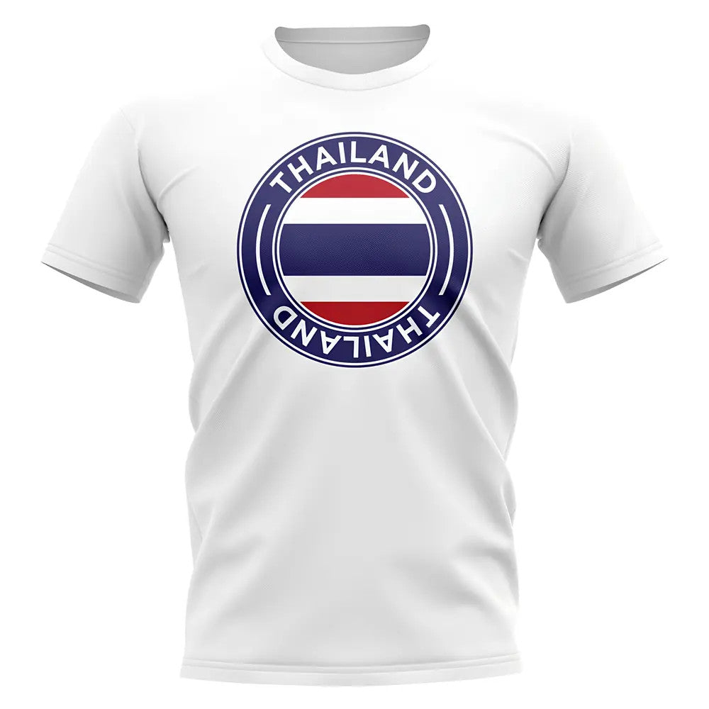 Thailand Football Badge T-Shirt (White)_0