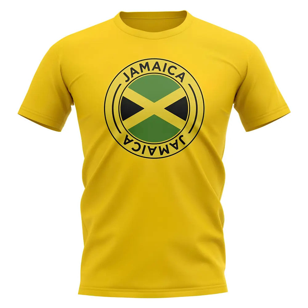 Jamaica Football Badge T-Shirt (Yellow)_0