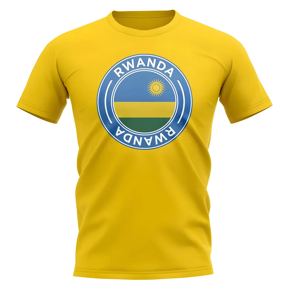 Rwanda Football Badge T-Shirt (Yellow)_0