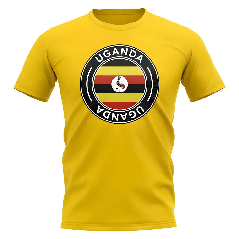 Uganda Football Badge T-Shirt (Yellow)_1