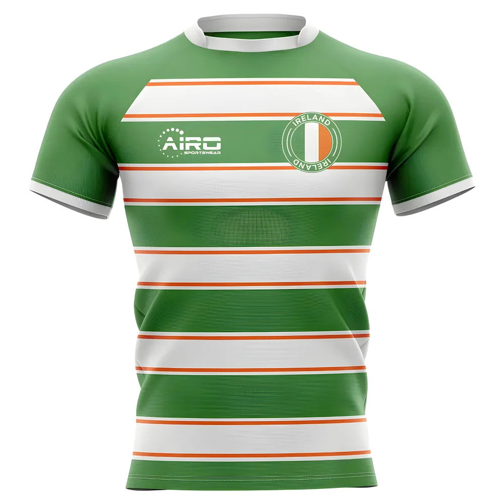 2025-2026 Ireland Home Concept Rugby Shirt - Kids (Long Sleeve)_0
