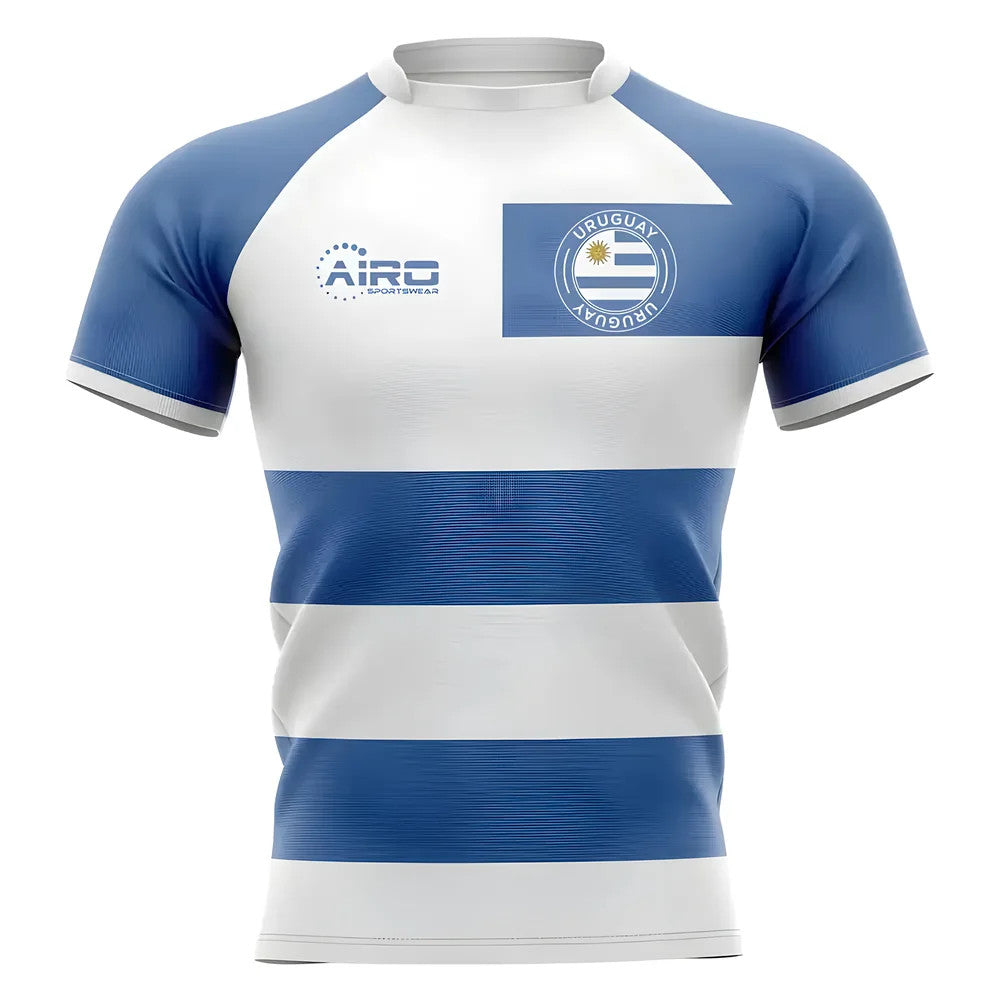 2025-2026 Uruguay Flag Concept Rugby Shirt - Adult Long Sleeve_0