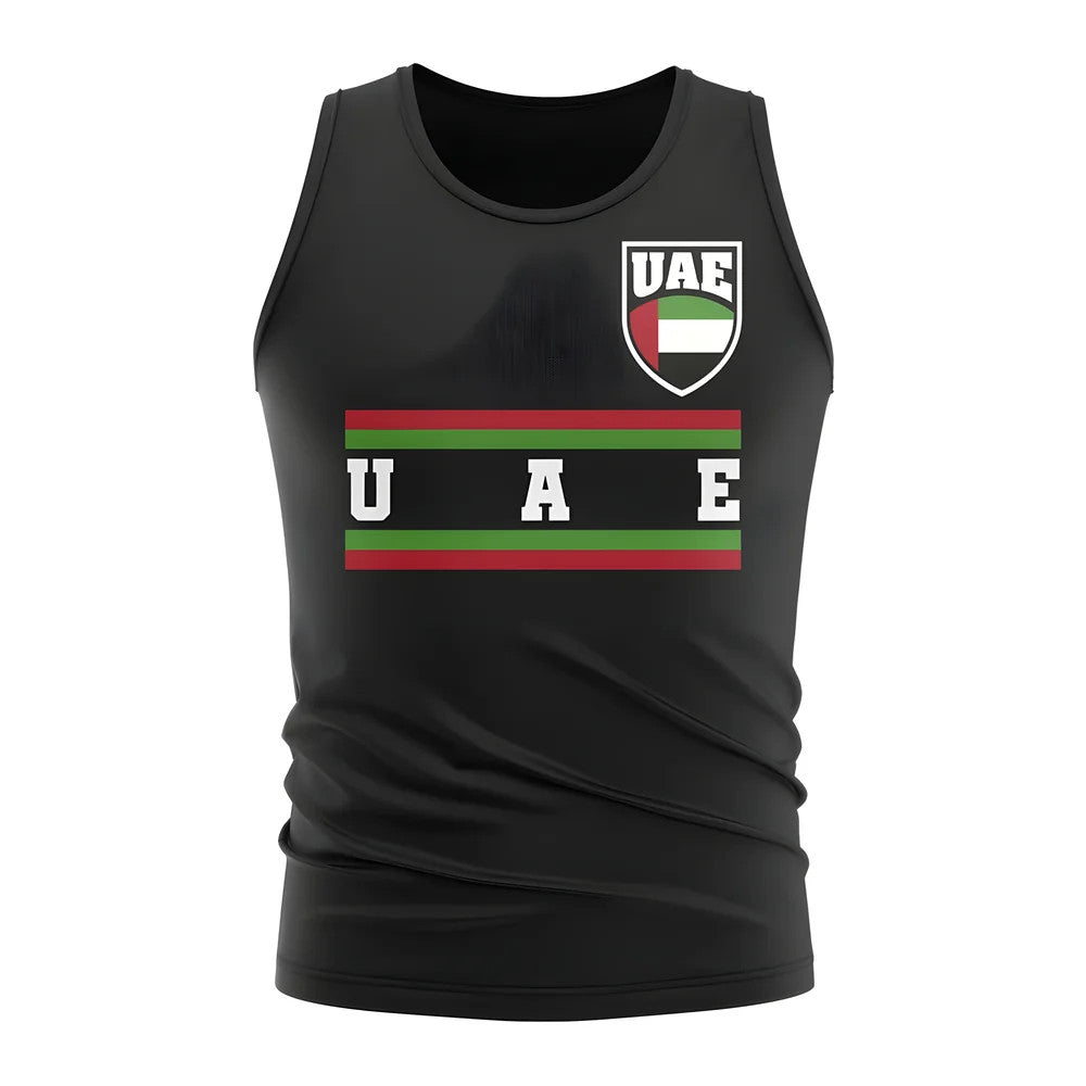 UAE Core Football Country Sleeveless Tee (Black)_0