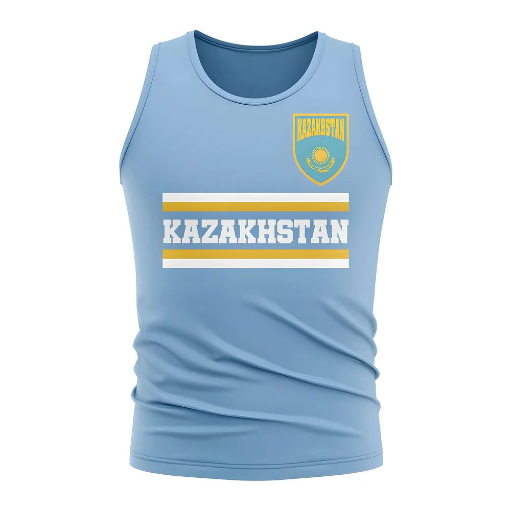 Kazakhstan Core Football Country Sleeveless Tee (Sky)_0