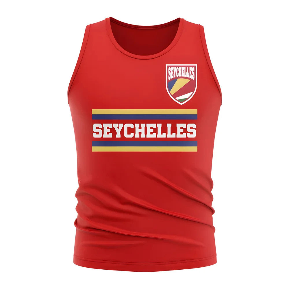 Seychelles Core Football Country Sleeveless Tee (Red)_0