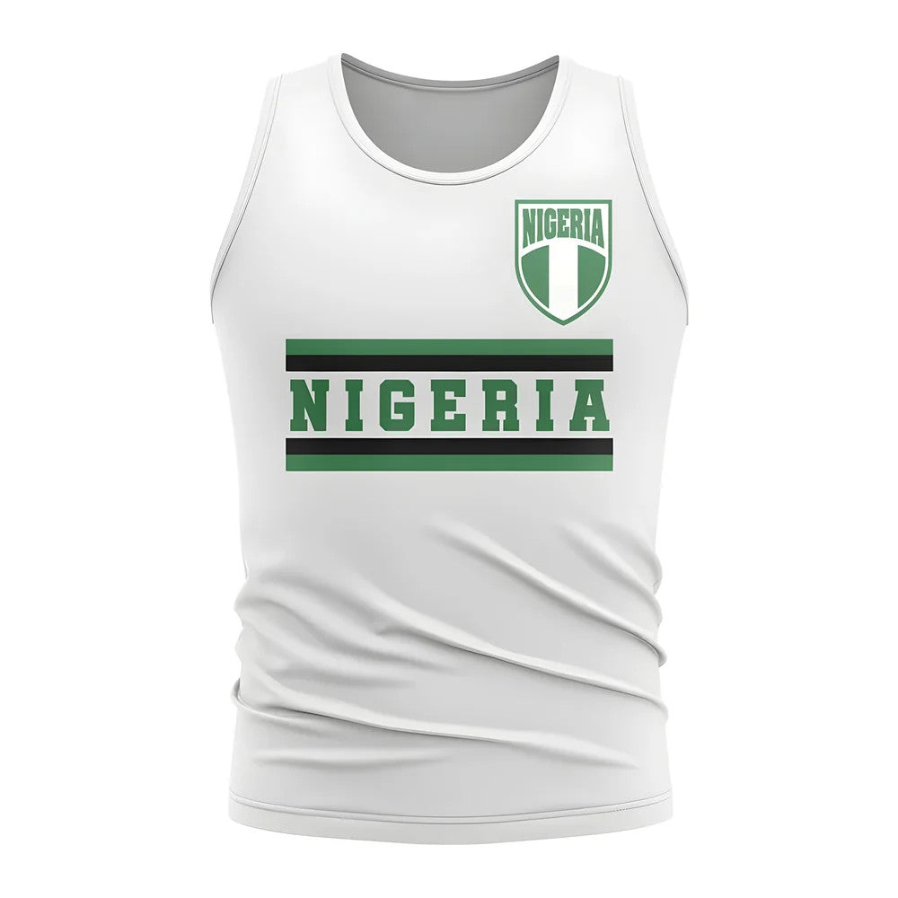 Nigeria Core Football Country Sleeveless Tee (White)_0
