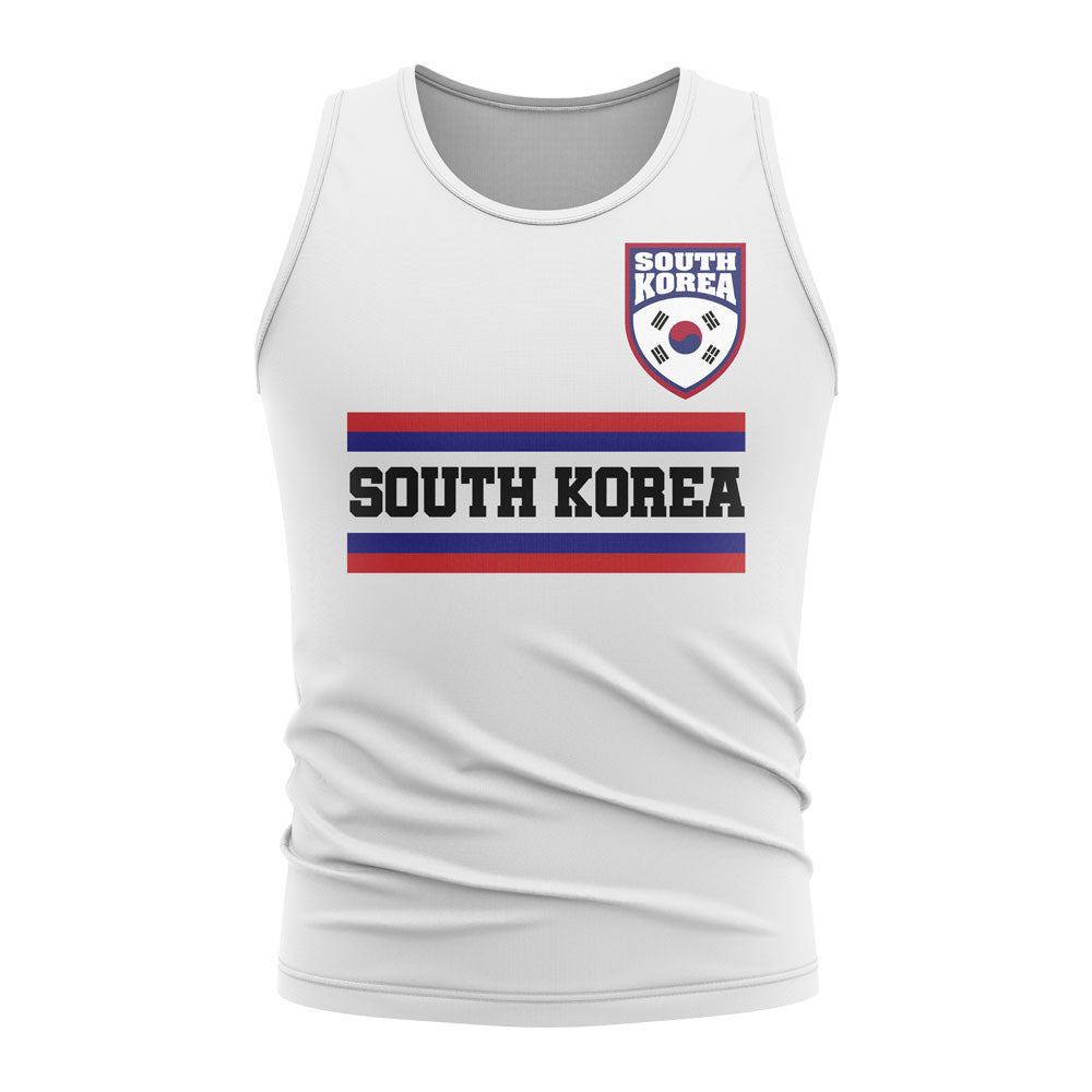 South Korea Core Football Country Sleeveless Tee (White)_0