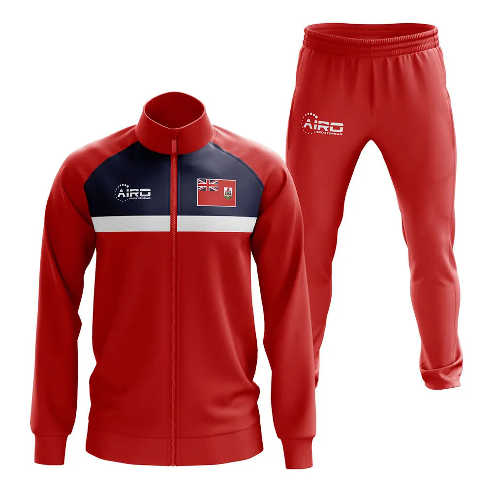 Bermuda Concept Football Tracksuit (Red)_1