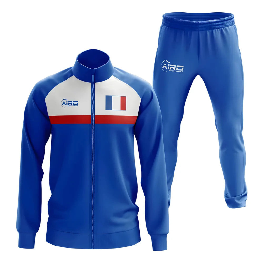 France Concept Football Tracksuit (Royal)_1