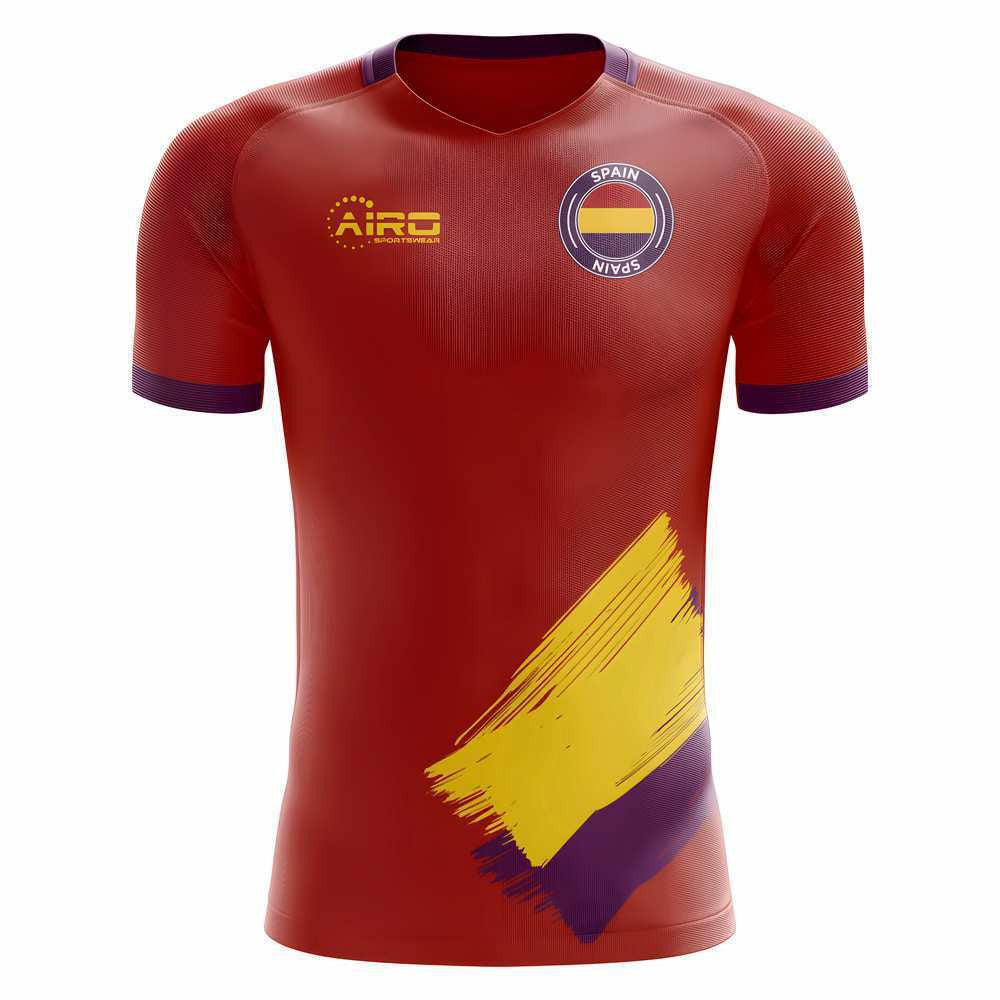 2025-2026 Spanish Republic Home Concept Football Shirt - Kids (Long Sleeve)_0