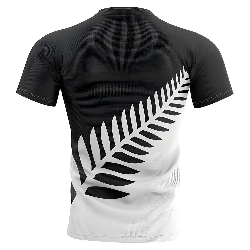 2025-2026 New Zealand All Blacks Fern Concept Rugby Shirt - Adult Long Sleeve_1