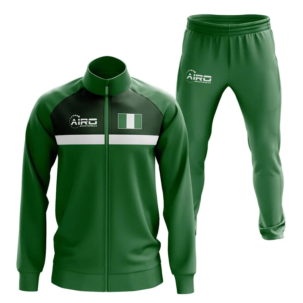 Nigeria Concept Football Tracksuit (Green)_1