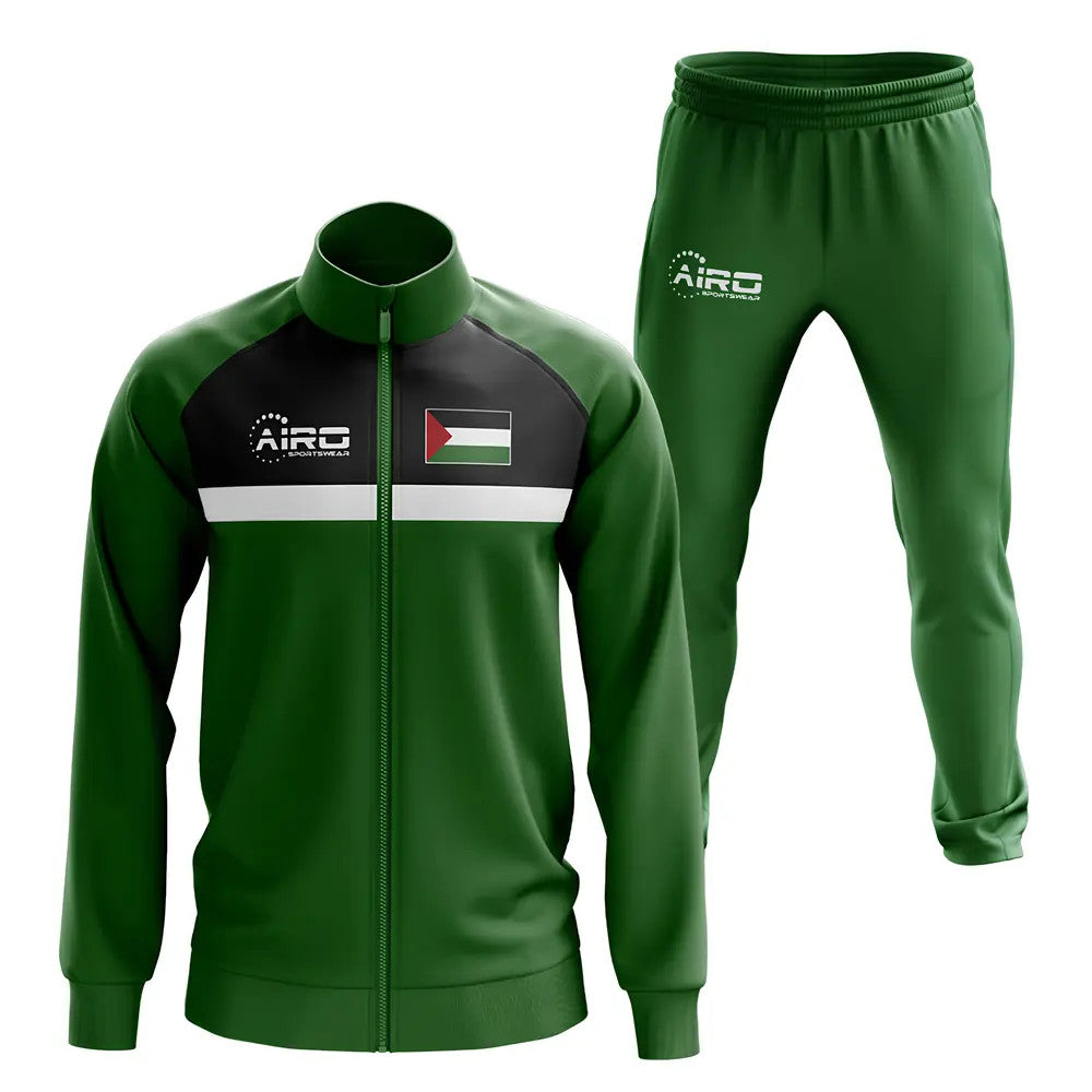 Palestine Concept Football Tracksuit (Green)_1