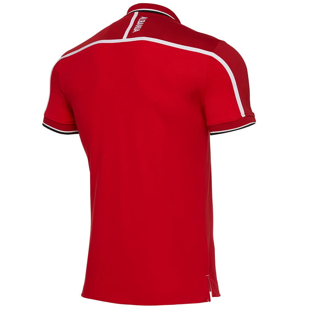 2019-2020 Albania Macron Polo Shirt (Red)_1
