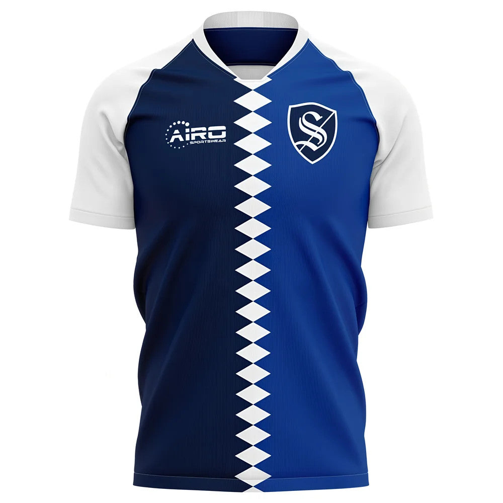 2025-2026 Strasbourg Home Concept Football Shirt_0