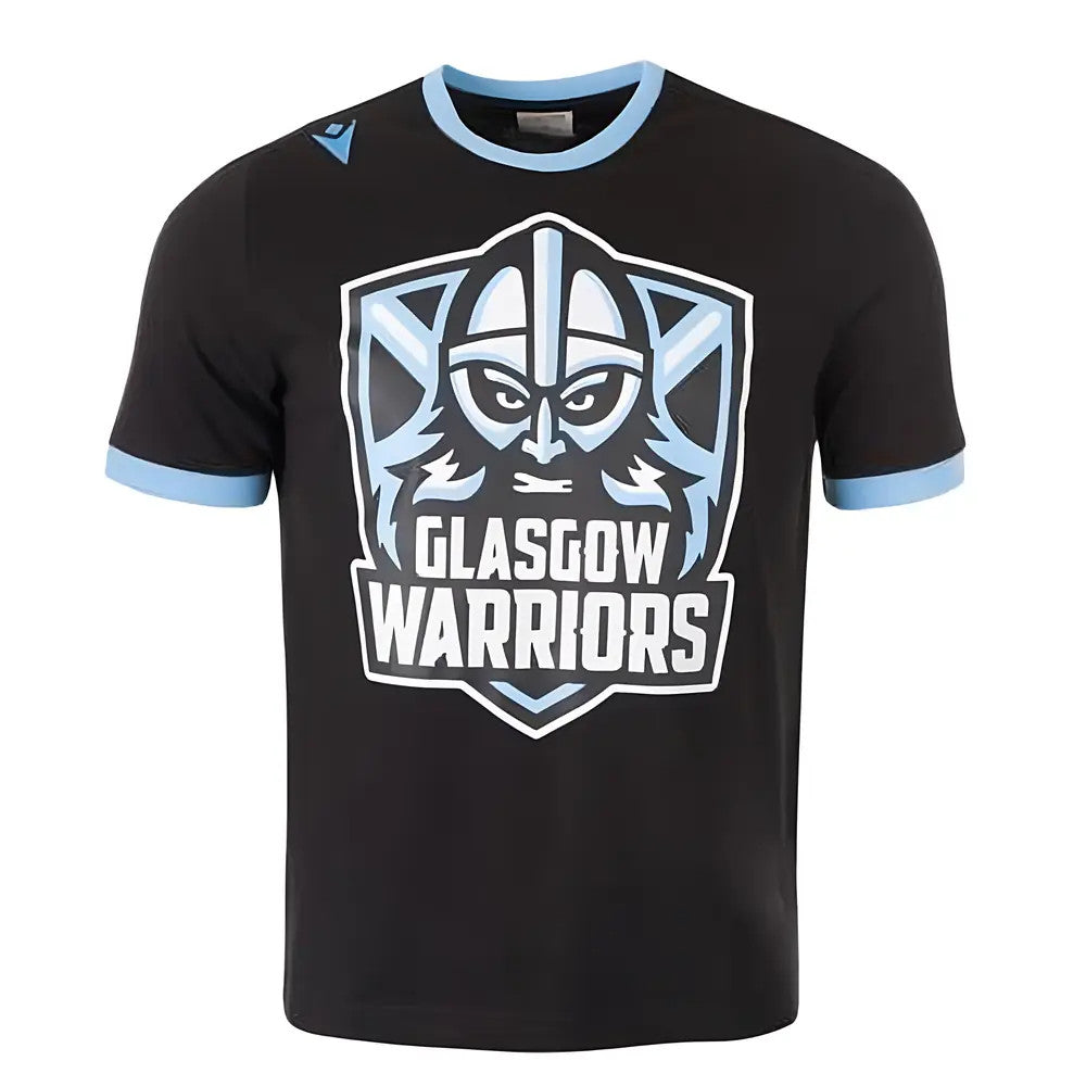 2019-2020 Glasgow Warriors Rugby Leisure Cotton Tee (Black)_0