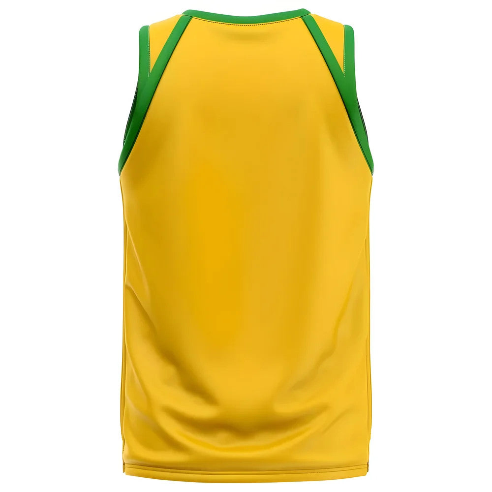 Brazil Home Concept Basketball Shirt - Kids_1