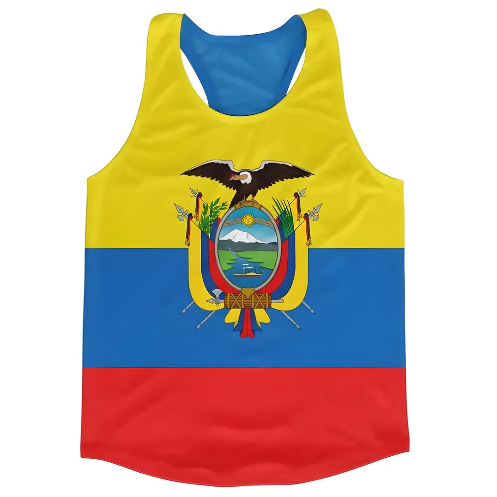 Ecuador Flag Running Vest_0
