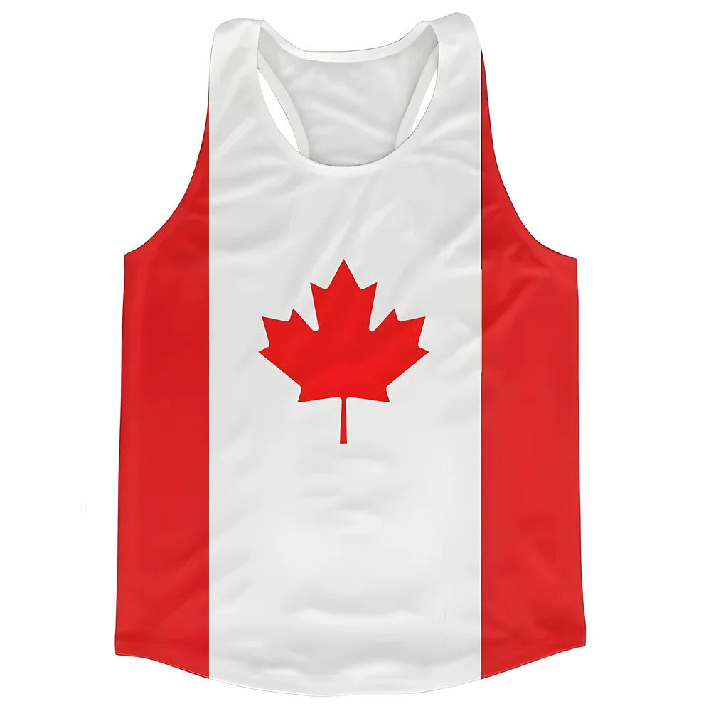 Canada Flag Running Vest_0