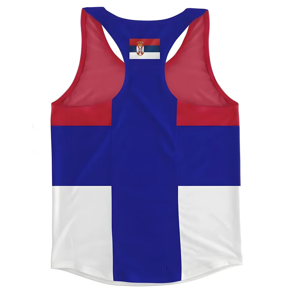 Serbia Flag Running Vest_1