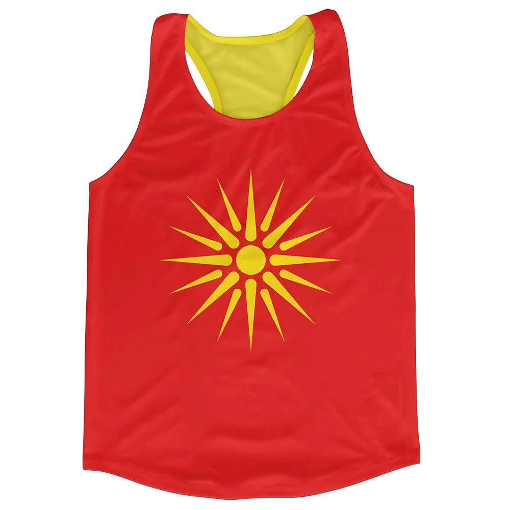 Macedonia Flag Running Vest_0