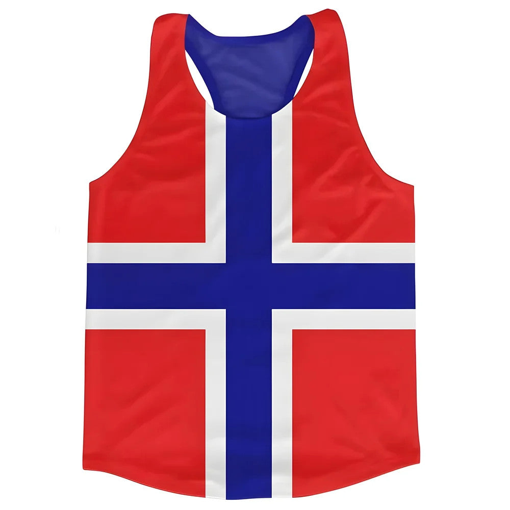 Norway Flag Running Vest_0