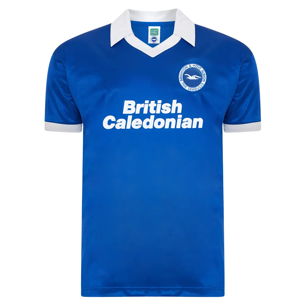 Score Draw Brighton and Hove Albion 1980 Retro Football Shirt_0