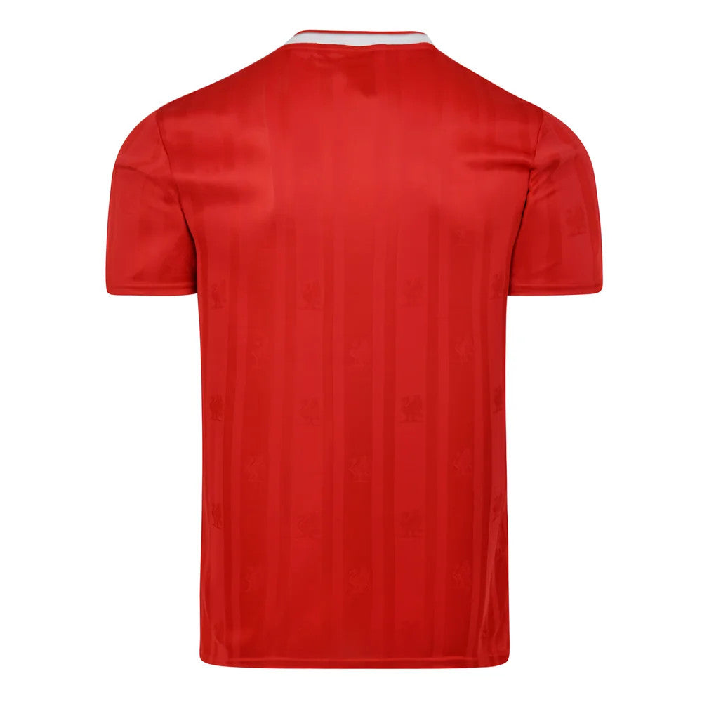 Score Draw Liverpool FC 1989 Retro Football Shirt (GERRARD 8)_3