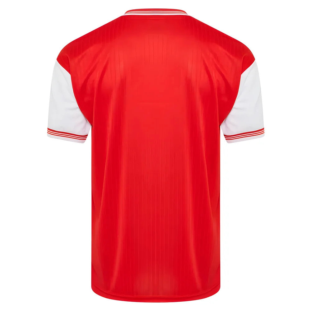 Score Draw Arsenal 1985 Centenary Retro Football Shirt (BERGKAMP 10)_3