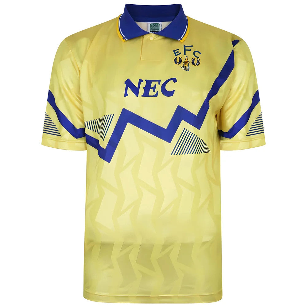 Everton 1990 Away Retro Football Shirt (FELLAINI 25)_2