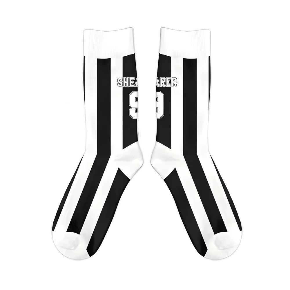 Newcastle 1996 Alan Shearer Retro Football Socks_1