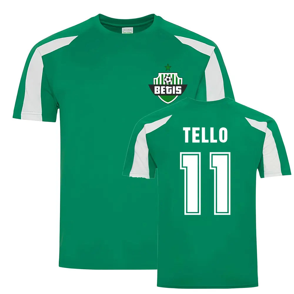 Cristian Tello Betis Sports Training Jersey (Green)_1