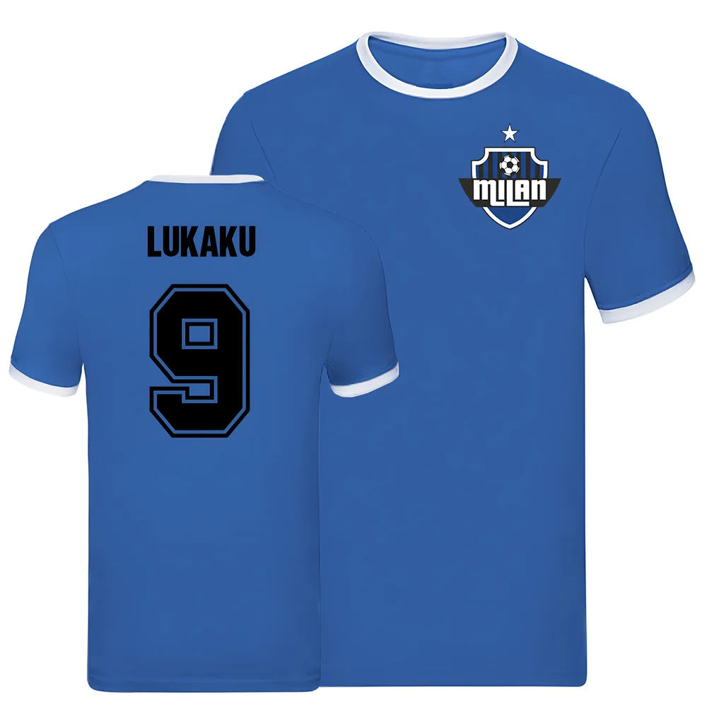 Romelu Lukaku Inter Milan Ringer Tee (Blue)_0