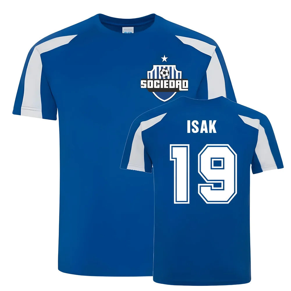 Alexander Isak Sociedad Sports Training Jersey (Blue)_1
