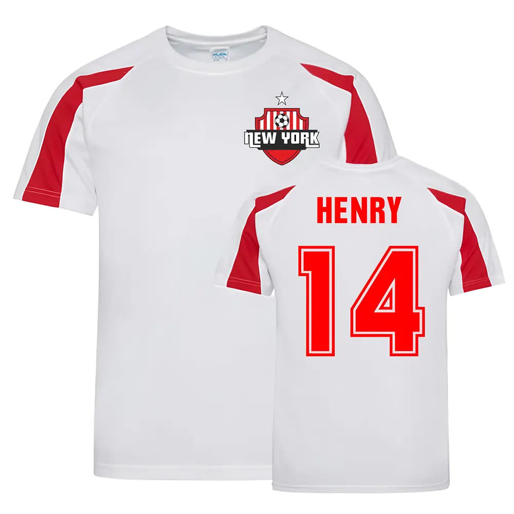Thierry Henry New York Sports Training Jersey (White)_0