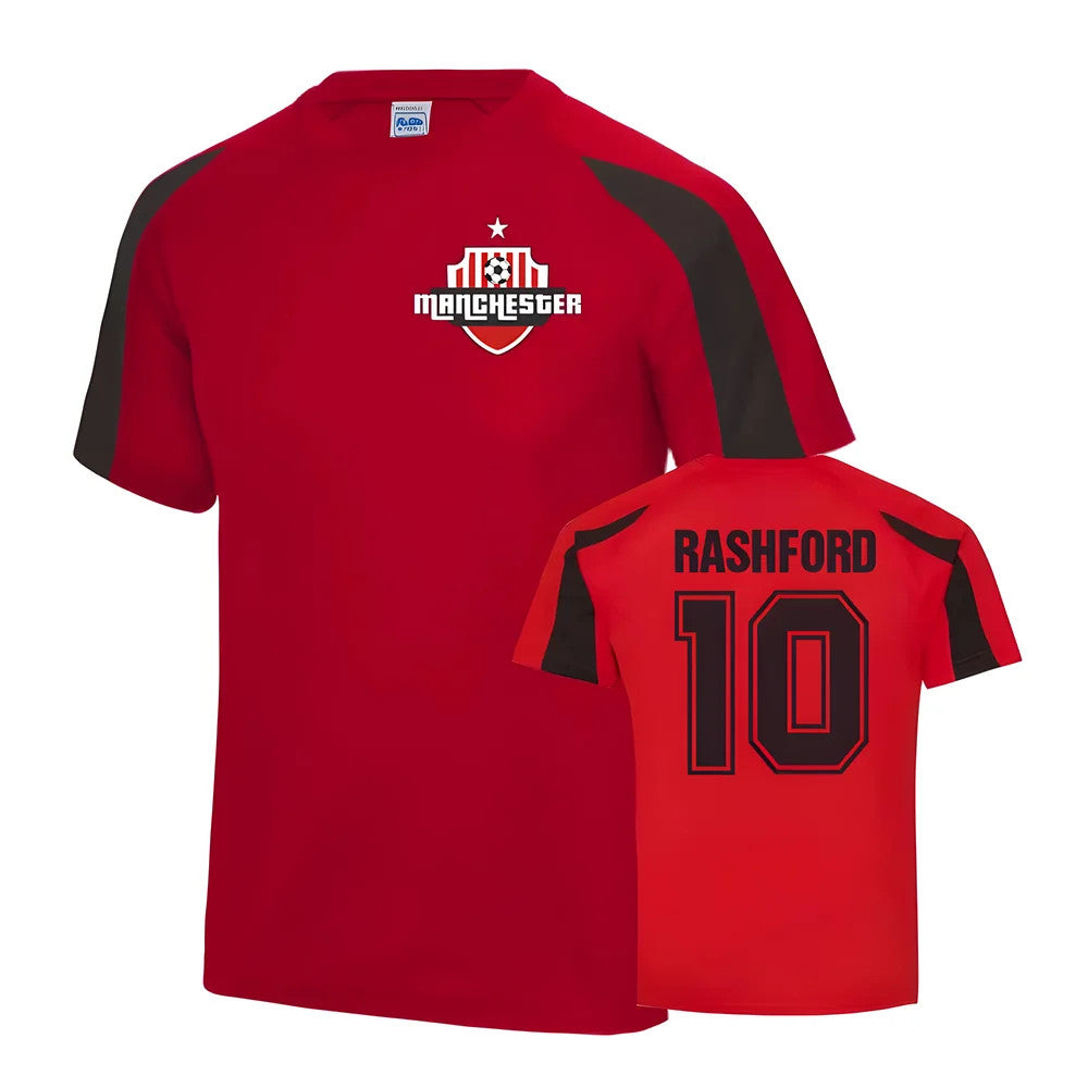 Marcus Rashford Manchester United Sports Training Jersey (Red)_0