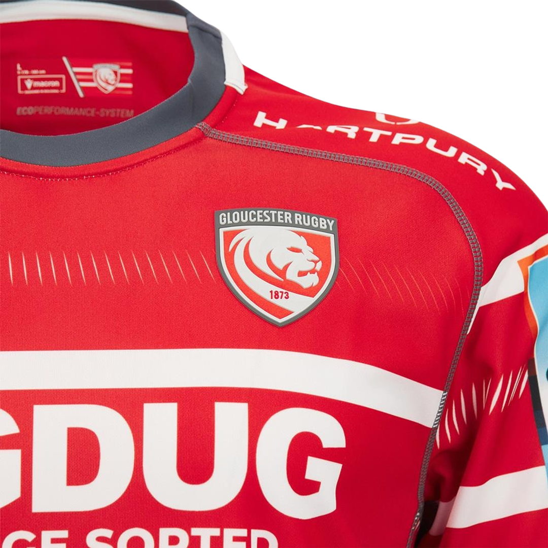 2026-2027 Gloucester Rugby Poly Home Replica Shirt - Kids_3