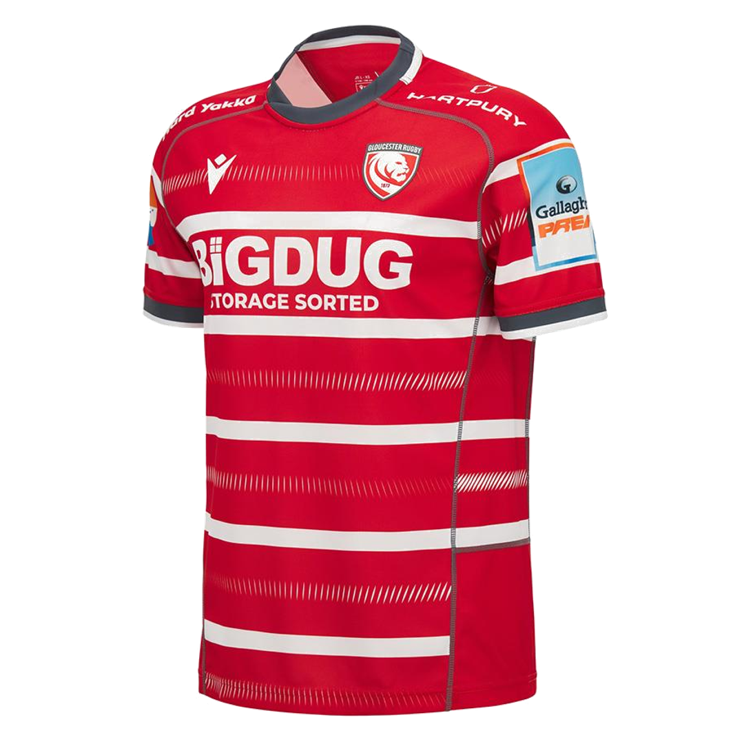 2026-2027 Gloucester Rugby Poly Home Replica Shirt - Kids_0