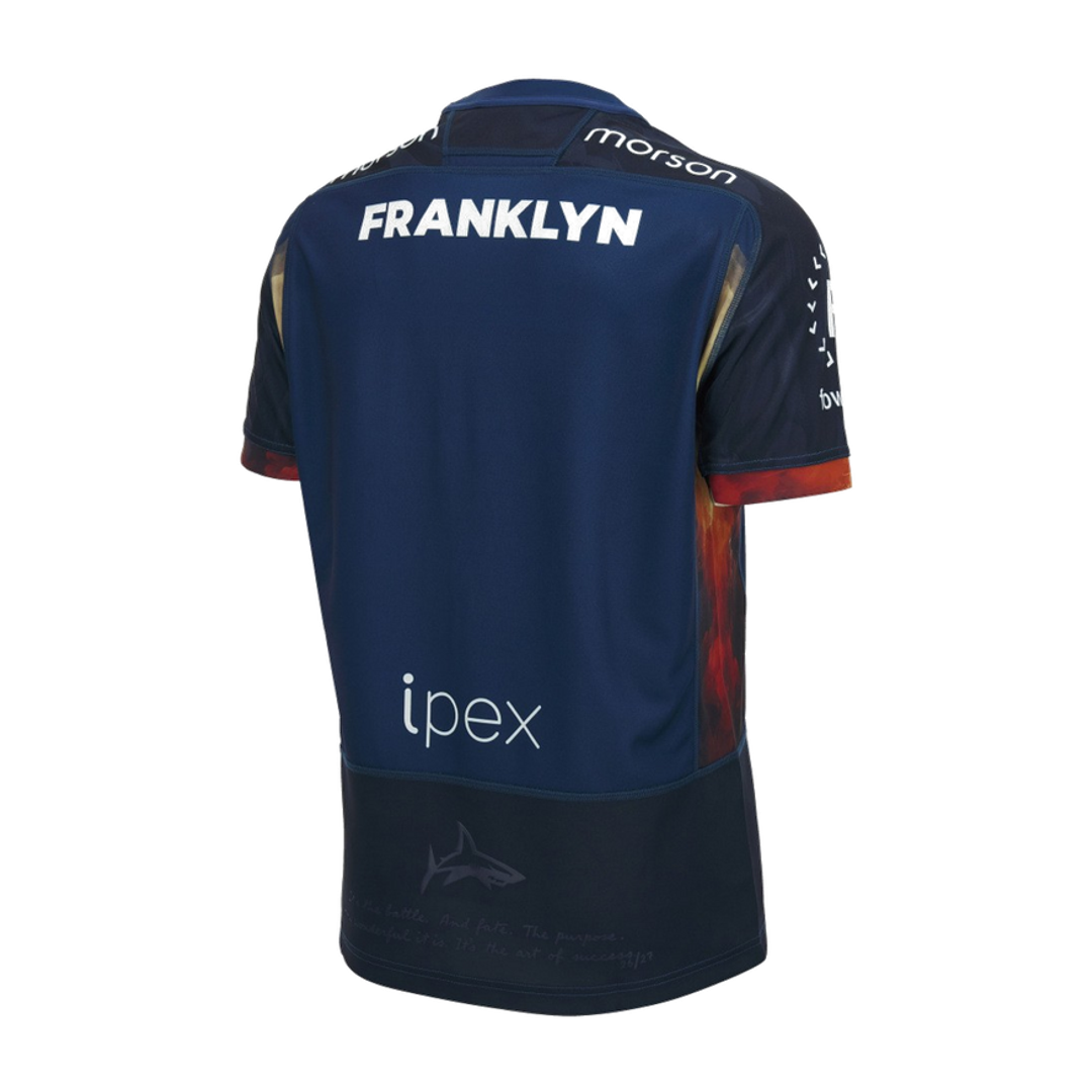 2026-2027 Sale Sharks Poly Home Rugby Shirt (Kids)_2