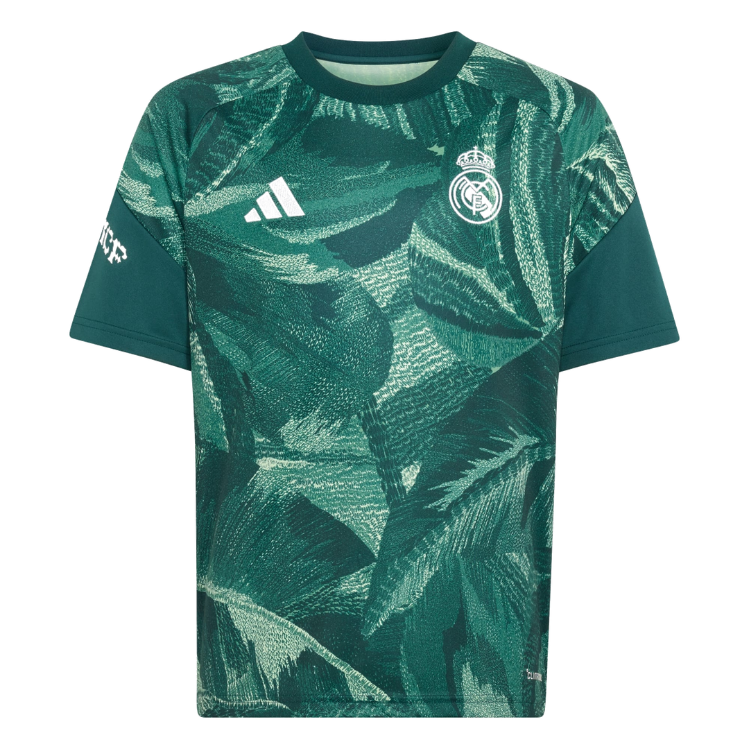 2026-2027 Real Madrid Pre-Match Shirt (Aurora Ivy) - Kids_0