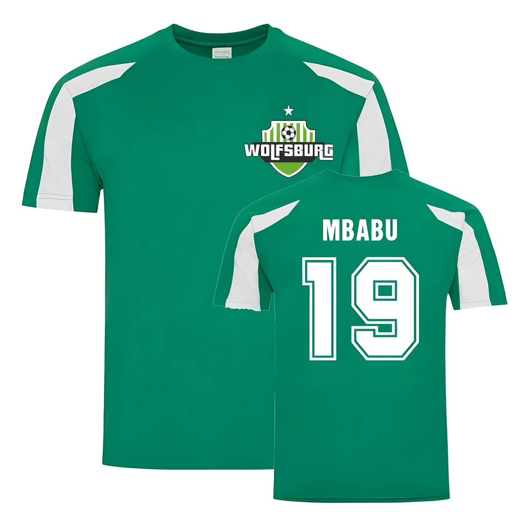 Kevin Mbabu Wolfsburg Sports Training Jersey (Green)_0