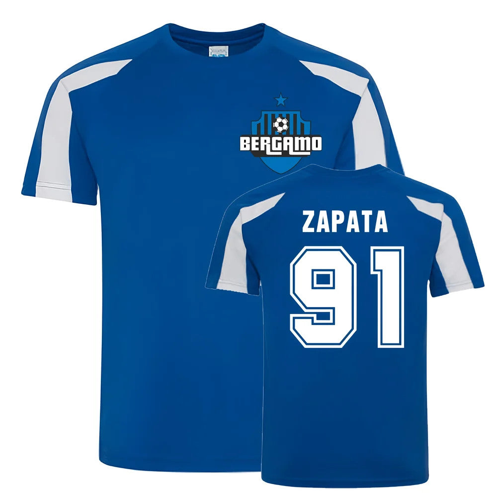 Duvan Zapata Atalanta Sports Training Jersey (Blue)_1